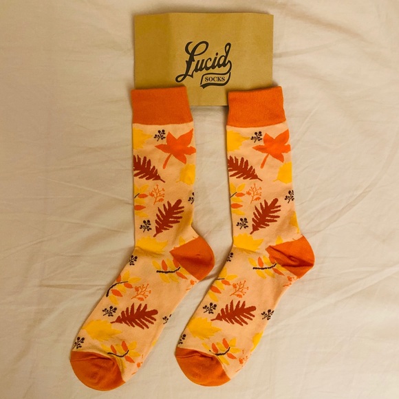 Lucid Socks Accessories - 3 for $20 NWOT fall leaf socks